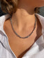 Collar de cadena curva - Acero Inoxidable