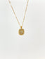 Golden Eye Necklace - Stainless Steel -18k Gold Plated