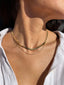 Two Layer Chain Necklace - Stainless Steel - 18k Gold Plated