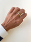 Adjustable 3 Layer Ring - Stainless Steel - 18k Gold Plated